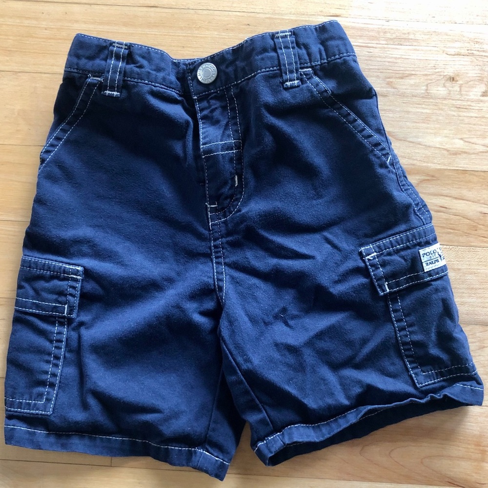 RALPH LAUREN | Blue Cargo Shorts 2T